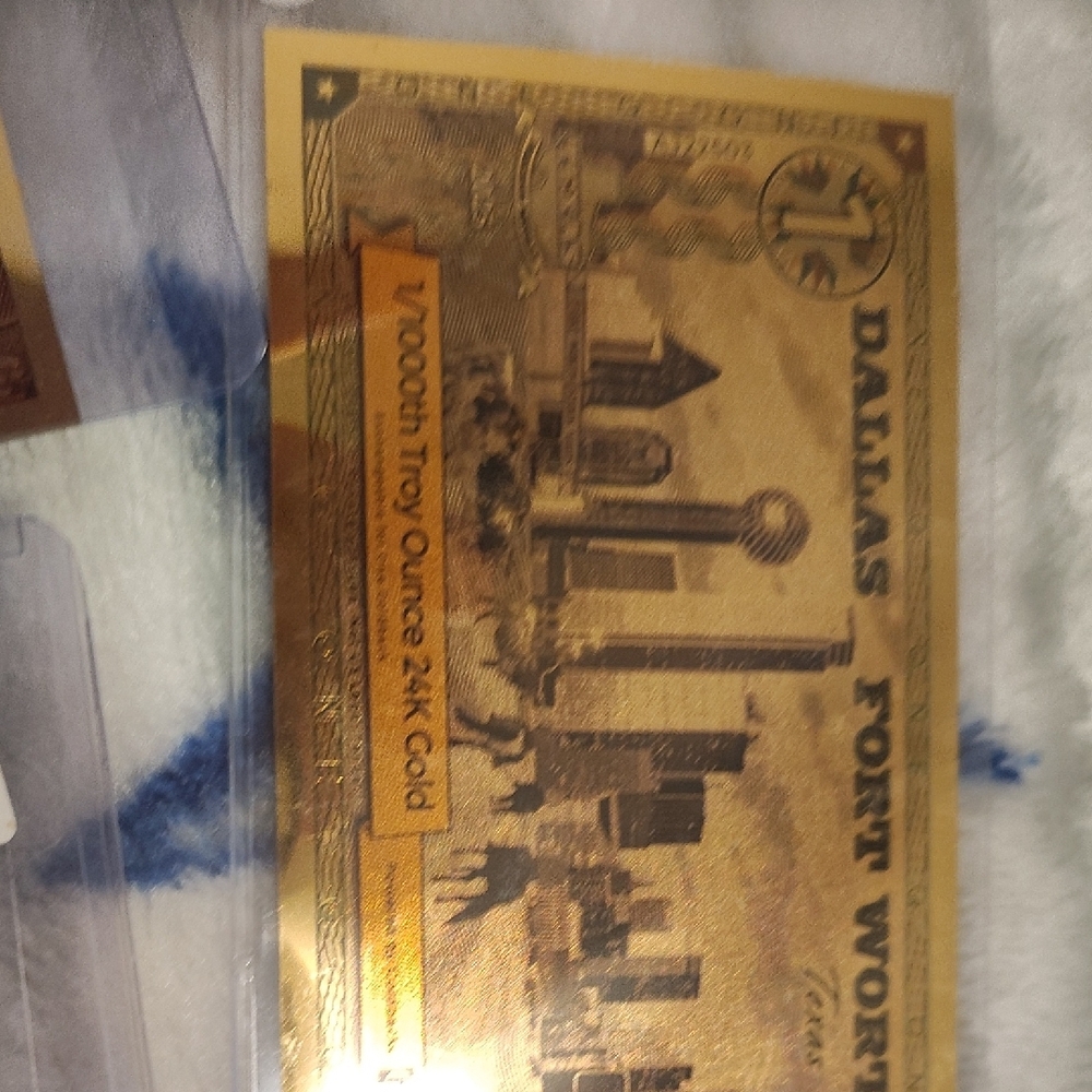 Goldback Collectible Note Set - Metallic Gold Design - Picture 9 of 12